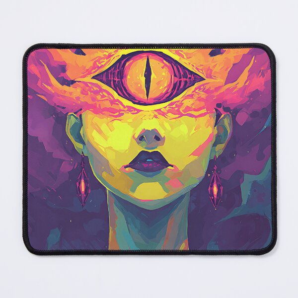 Item preview, Vibrant Psychedelic Witch designed and sold by bapupa.