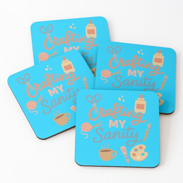 Item preview, Crafting My Sanity – Funny Craft Lover Design designed and sold by Laughprints.