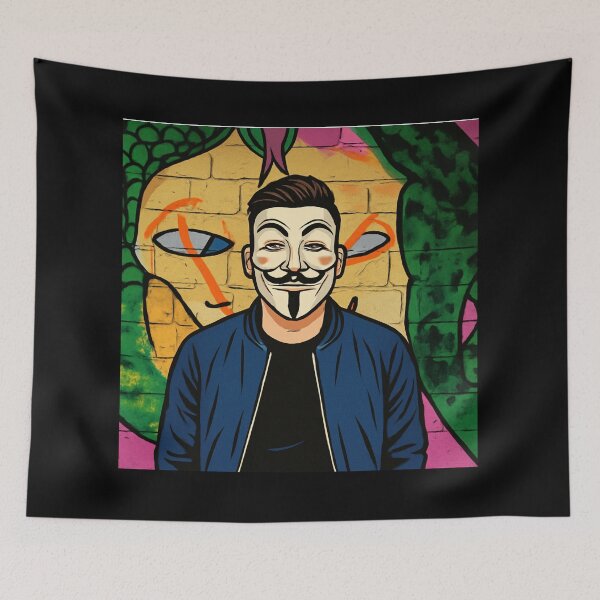 Item preview, V for Vegans – Street Art Reimagined designed and sold by IleniArt.