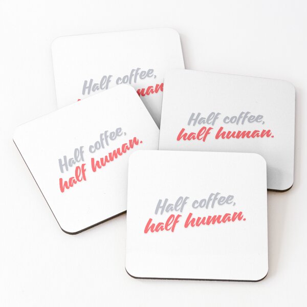 Item preview, Half Coffee, Half Human designed and sold by PritntPlay.