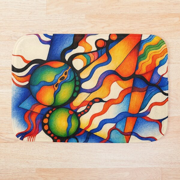Item preview, Vibrant Abstract Energy Flow Artwork designed and sold by Studio-DeLuz.