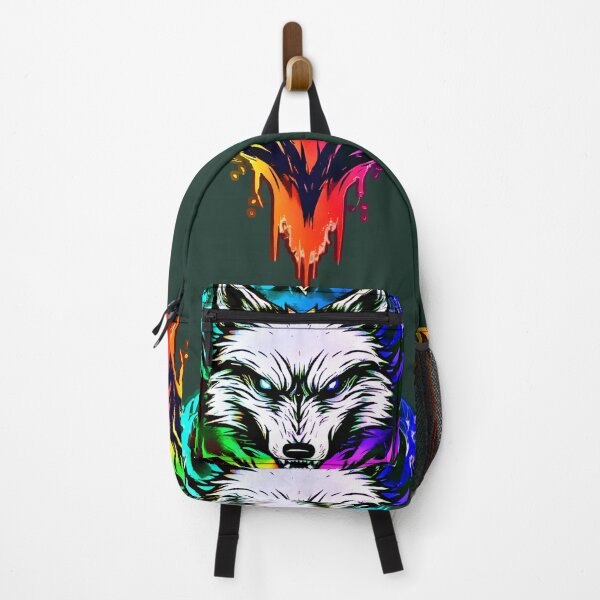 Item preview, Spectrum Howl Alpha – Neon Wolf Spirit designed and sold by Neer arts.