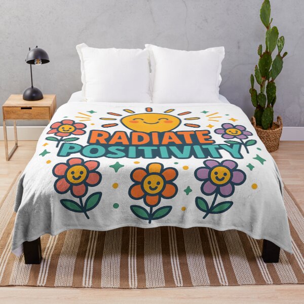 Item preview, Radiate Positivity Retro Sunshine and Flower Design. designed and sold by The-T-In-Retro.