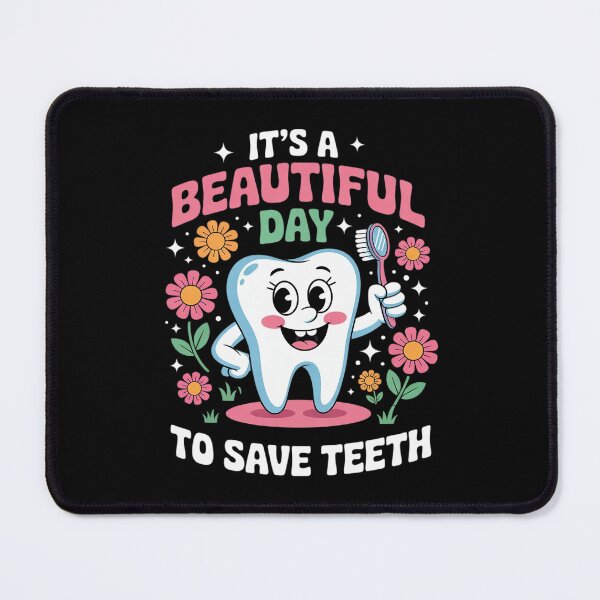 Item preview, Its A Beautiful Day To Save Your Teeth Groovy Dental Dentist designed and sold by RoyTill0Art.