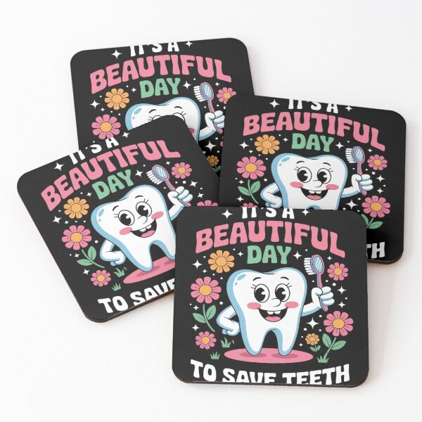 Item preview, Its A Beautiful Day To Save Your Teeth Groovy Dental Dentist designed and sold by RoyTill0Art.