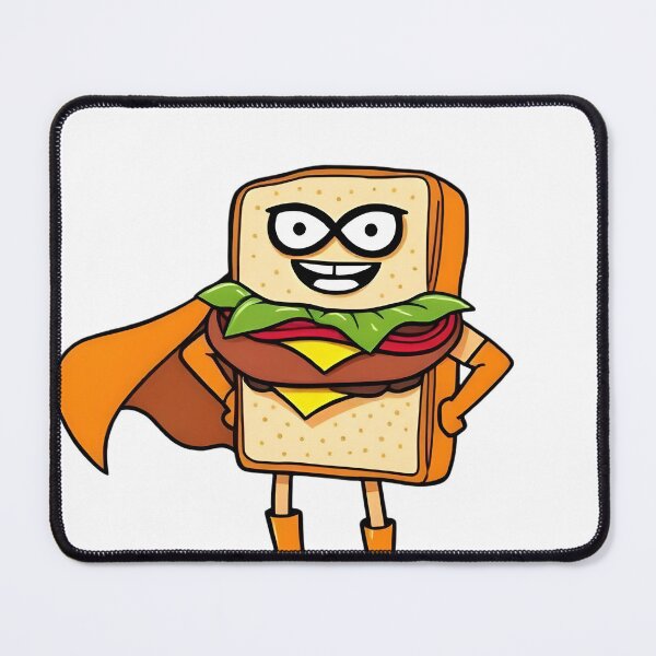 Item preview, sandwich guy super hero designed and sold by im-zi07.