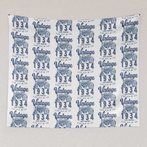 Item preview, Vintage Tractor Farmer Birthday Born In 1934 designed and sold by JRRTs.