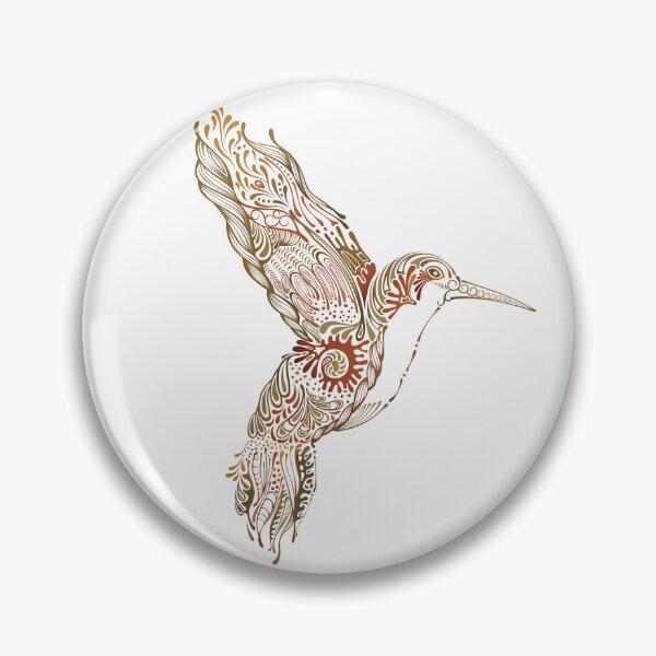 Item preview, Elegant Scrollwork Hummingbird Art designed and sold by dnyl.