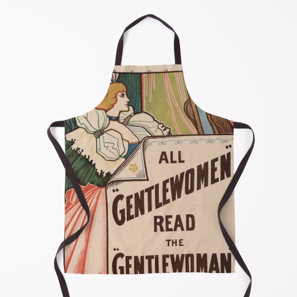 Item preview, Art Nouveau Poster | The Gentlewoman | Vintage Graphic Design | Bold Typography & Elegant Style | Early 20th Century Art Print designed and sold by artofuniverse.
