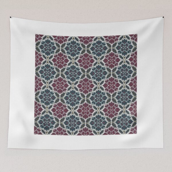 Item preview,  Red Flower Ikat on red base designed and sold by Dechaphopearsri.