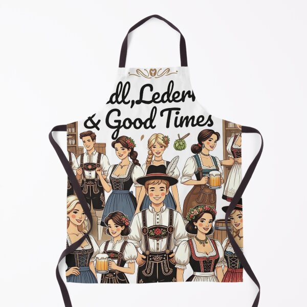 Item preview, Dirndl, Lederhosen & Good Times – Oktoberfest Bavarian Party T-Shirt designed and sold by Sushikidsntod.