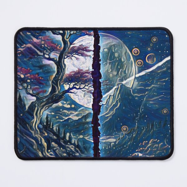 Item preview, Fractured Realms – A Surreal Fusion of Earth and Cosmos designed and sold by WittyUnknown.