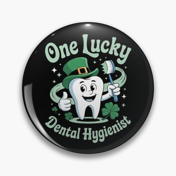 Item preview, Lucky Dental Hygienist St Patricks Day Dental Squad Shamrock designed and sold by RoyTill0Art.
