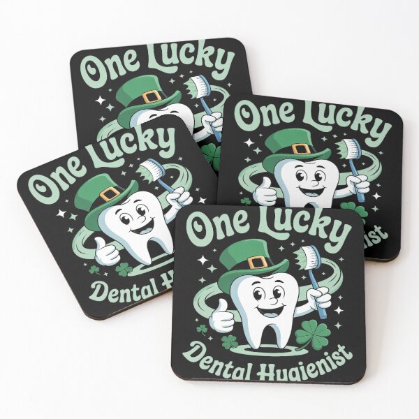 Item preview, Lucky Dental Hygienist St Patricks Day Dental Squad Shamrock designed and sold by RoyTill0Art.