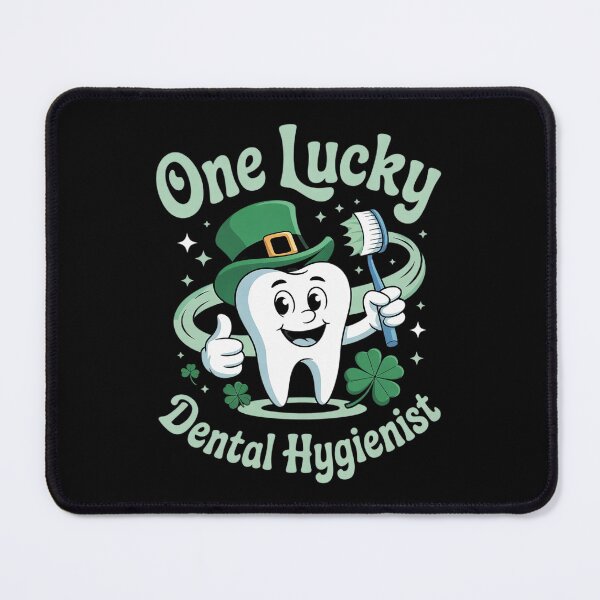 Item preview, Lucky Dental Hygienist St Patricks Day Dental Squad Shamrock designed and sold by RoyTill0Art.