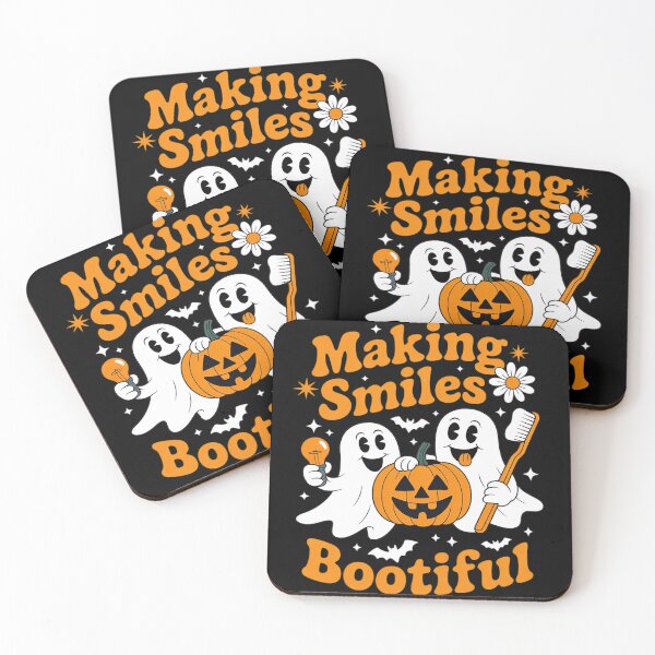 Item preview, Making Smiles Bootiful Ghost Dentist Halloween Dental designed and sold by RoyTill0Art.