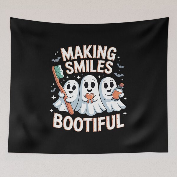 Item preview, Making Smiles Bootiful Halloween Ghost Dentist Dental 1 designed and sold by RoyTill0Art.