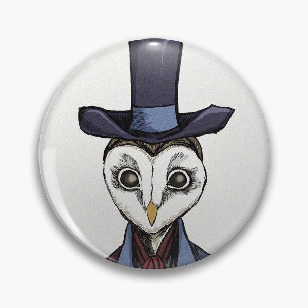 Item preview, Owl magician hand drawn illustration designed and sold by Vintage Designs +.