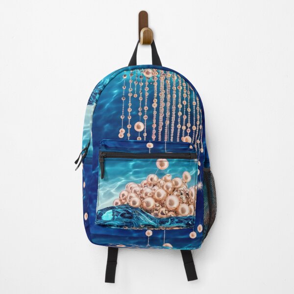 Item preview, Falling Pearls in Blue Water designed and sold by Diana Voicu.