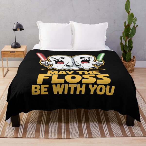 Item preview, May The Floss Be With You Dental Hygienist Tooth  designed and sold by RoyTill0Art.
