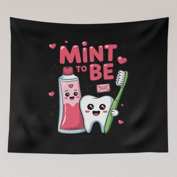 Item preview, Mint To Be Dental Dentist Valentine Toothpaste and Tooth designed and sold by RoyTill0Art.