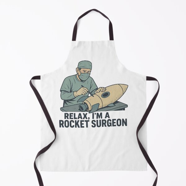 Item preview, Rocket surgeon-vintage comic pun designed and sold by Llewynn1225.