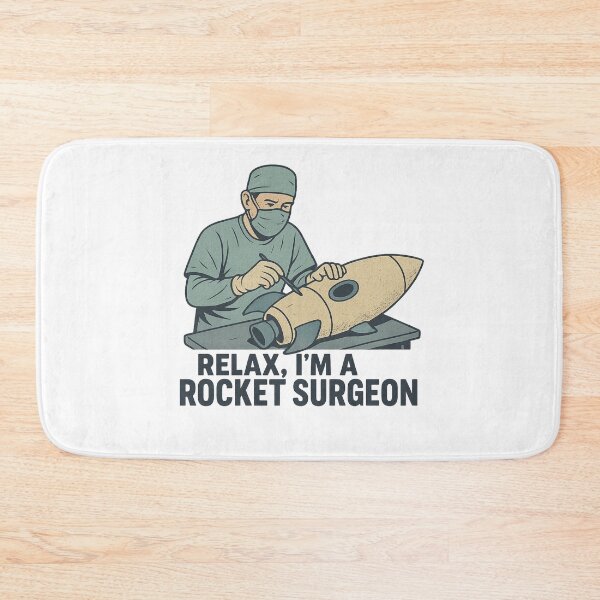 Item preview, Rocket surgeon-vintage comic pun designed and sold by Llewynn1225.