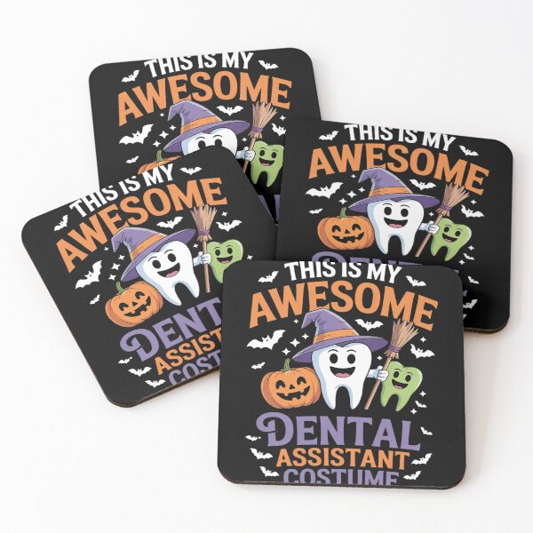 Item preview, My Awesome Dental Assistant Costume Halloween Horror Tools designed and sold by RoyTill0Art.