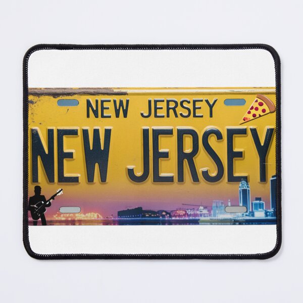 Item preview, New Jersey Nostalgic Vintage Plate Artwork designed and sold by The Souvenir Dept..