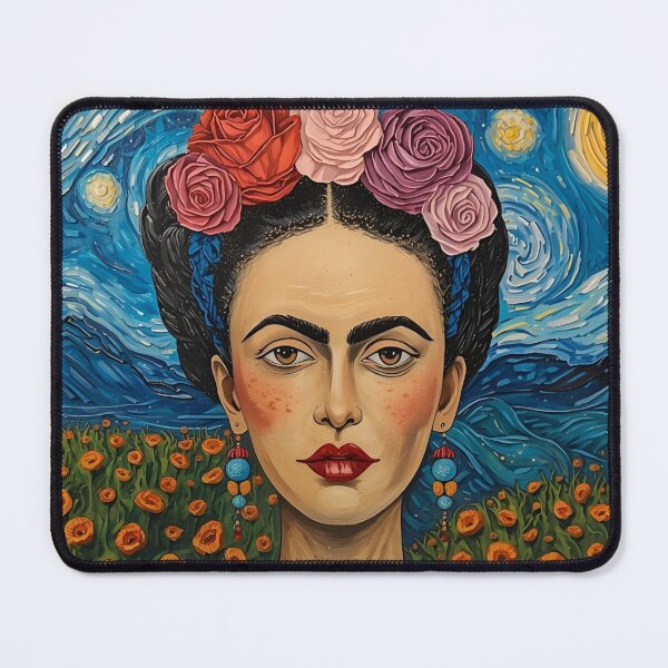 Item preview, Starry Bloom Portrait – Artistic Fusion designed and sold by Design-Horizons.