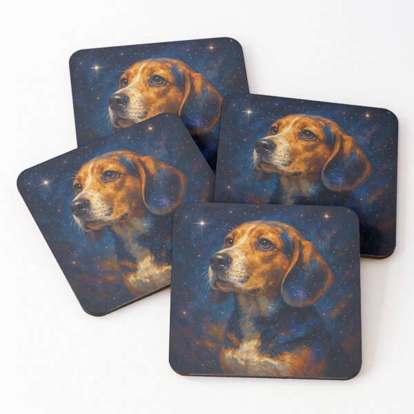 Item preview, Beagle – Star born Pup Portrait designed and sold by BadaBingBear.