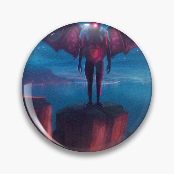 Item preview, The Mothman of Point Pleasant drawing designed and sold by Vintage Designs +.