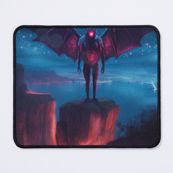Item preview, The Mothman of Point Pleasant drawing designed and sold by Vintage Designs +.