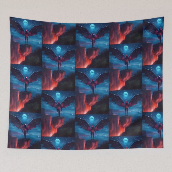 Item preview, The Mothman of Point Pleasant drawing designed and sold by Vintage Designs +.
