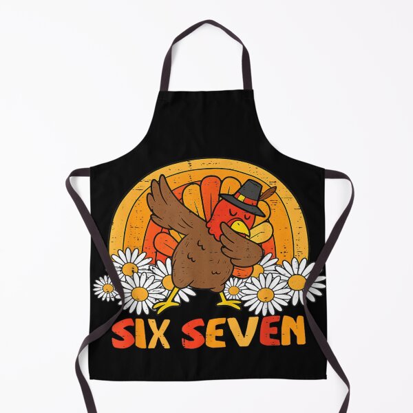 Item preview, Title: Retro Dabbing Turkey Six Seven Groovy Daisy Flower Vintage Thanksgiving designed and sold by GenioFin.