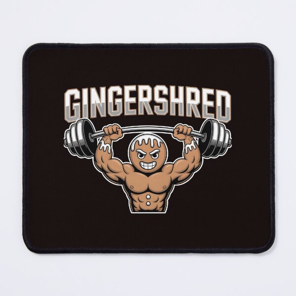 Item preview, Gingershred Bodybuilding – Xmas Weightlifting Gym Humor designed and sold by Redgiant87x.