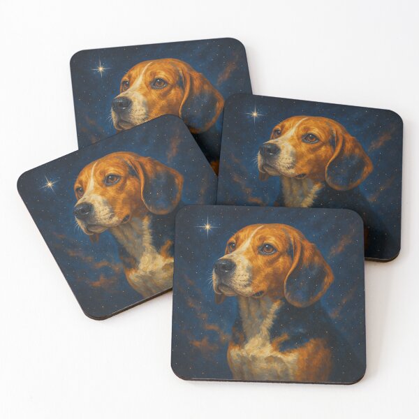 Item preview, Beagle – Star born Pup Portrait - Tri Colour  designed and sold by BadaBingBear.