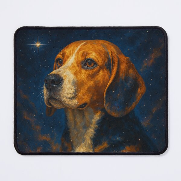 Item preview, Beagle – Star born Pup Portrait - Tri Colour designed and sold by BadaBingBear.