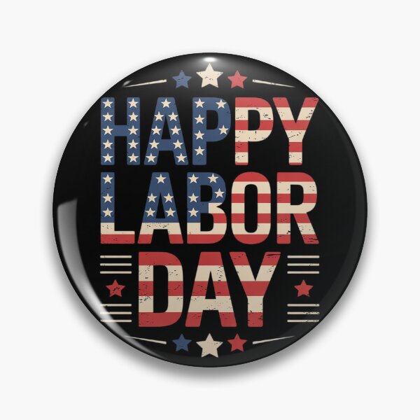 Item preview, Happy Labor Day US American Flag Patriotic Union Worker1  designed and sold by THagBlue.