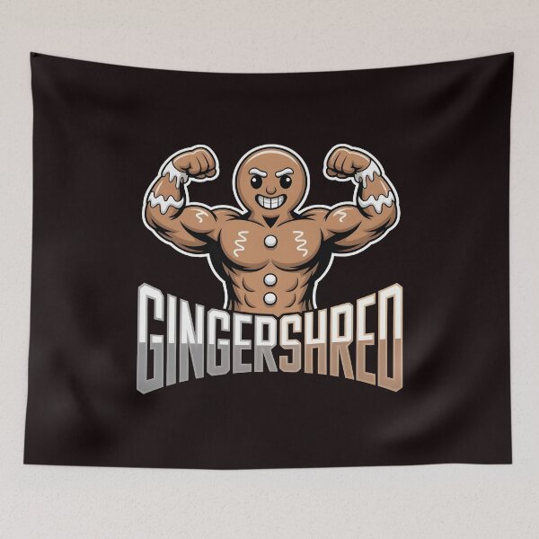 Item preview, Gingershred Bodybuilding – Funny Xmas Fitness Design designed and sold by Redgiant87x.