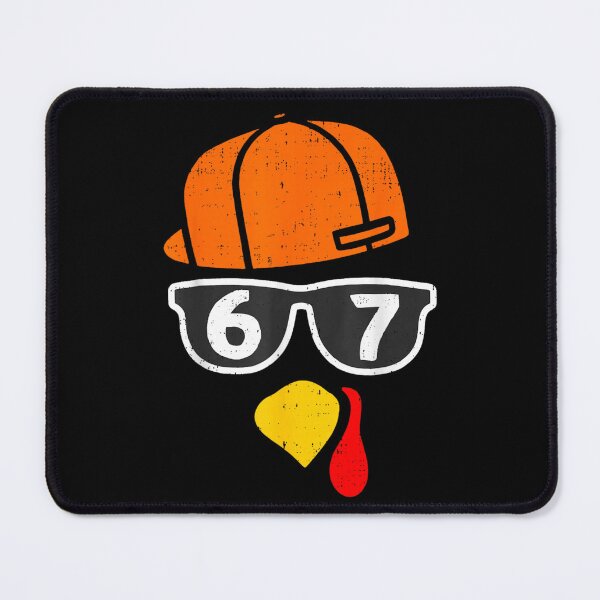 Item preview, Funny Turkey Face with Cool 67 Glasses Thanksgiving Christmas Idea designed and sold by GenioFin.