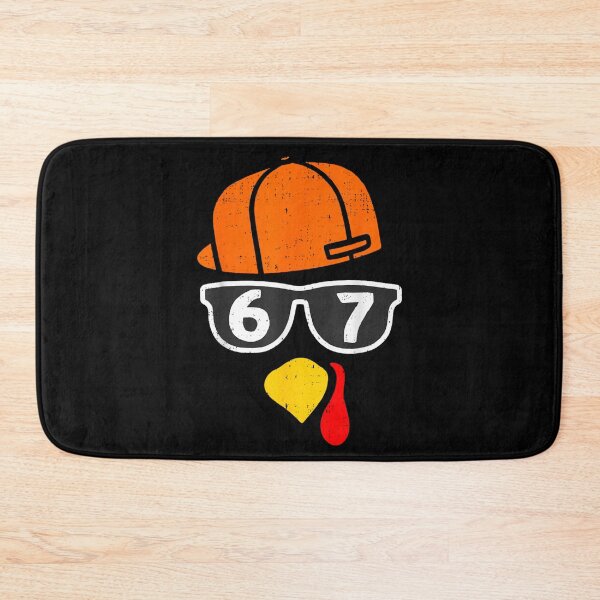 Item preview, Funny Turkey Face with Cool 67 Glasses Thanksgiving Christmas Idea designed and sold by GenioFin.
