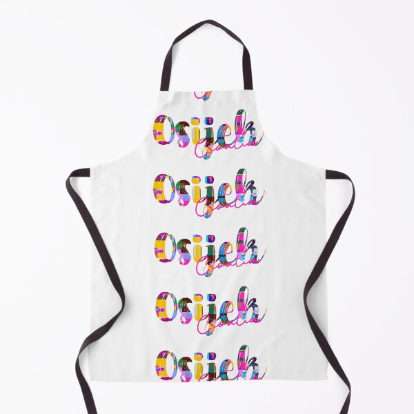 Item preview, Osijek, Croatia, Vibrant Abstract City Typography Art designed and sold by Wanderful-roads.