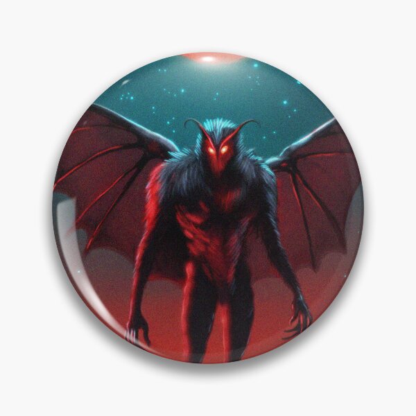 Item preview, The Mothman of Point Pleasant drawing designed and sold by Vintage Designs +.
