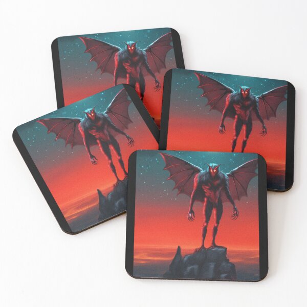 Item preview, The Mothman of Point Pleasant drawing designed and sold by Vintage Designs +.