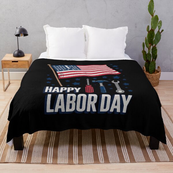 Item preview, Happy Labor Day Worker Labor Day Decoration American Flag designed and sold by THagBlue.