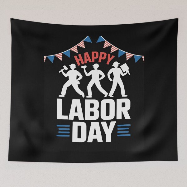 Item preview, Happy Labors Day Soldier Policema American Flag USA Patriot  designed and sold by THagBlue.