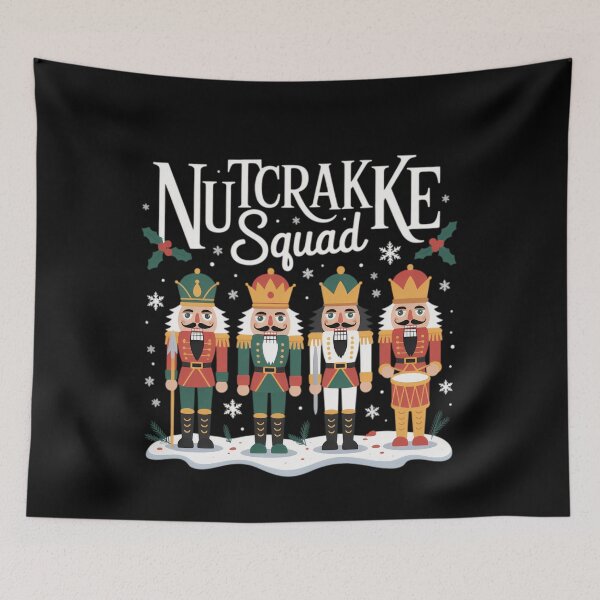 Item preview, Vintage Fmaily Holiday Retro Squad Christmas Classic Nutcracker designed and sold by StacyBattleArt.