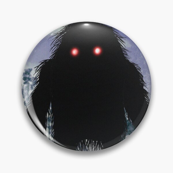 Item preview, Sasquatch bigfoot horror in the dark wood illustration designed and sold by Vintage Designs +.