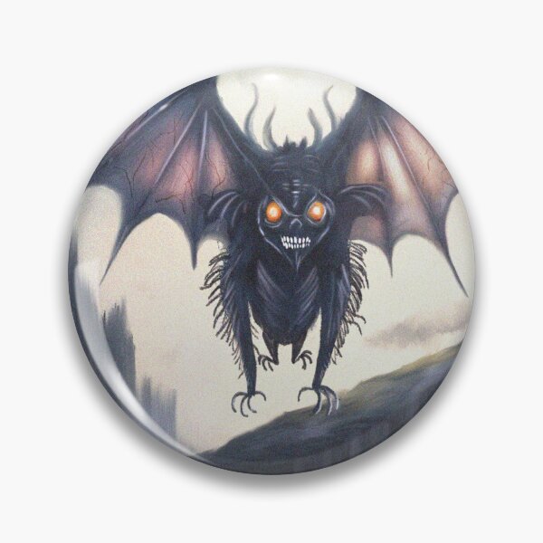Item preview, The Mothman of Point Pleasant drawing designed and sold by Vintage Designs +.